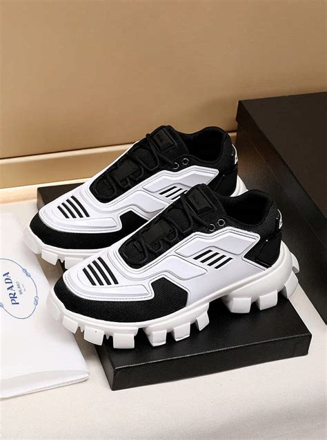 white and black prada cloudbust|Prada cloudbust thunder black.